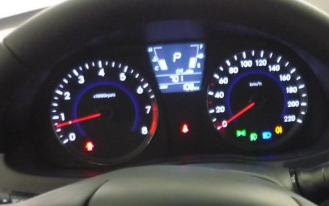 Приборная панель Hyundai Solaris